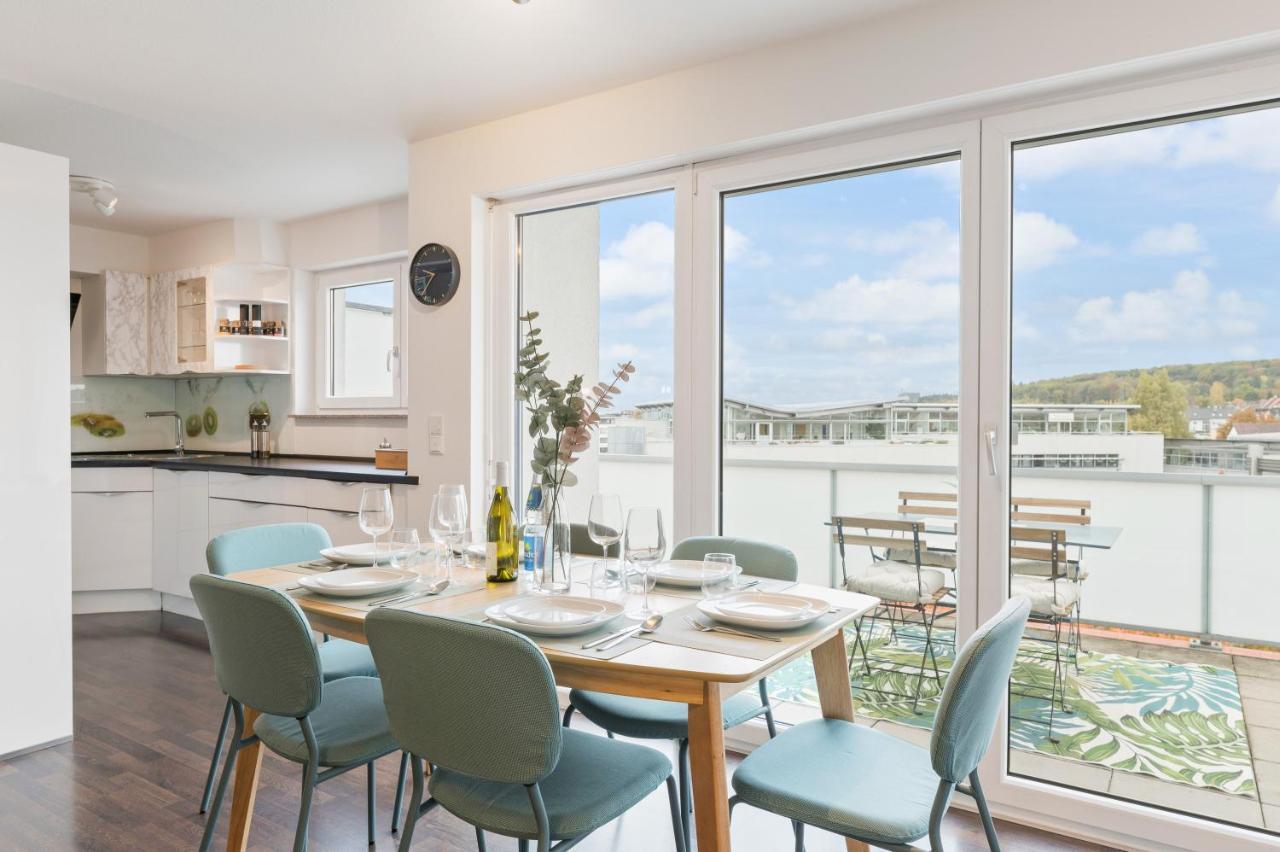 Design-Apartment - Kueche - Dachterrasse - Zentral Leinfelden-Echterdingen Exteriör bild